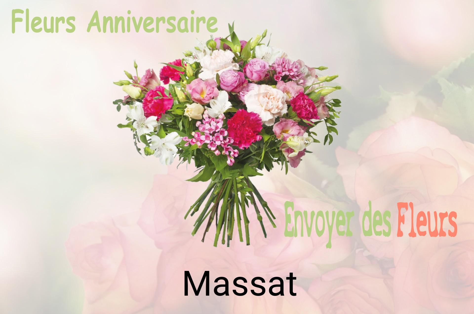 Bouquet de fleurs d’anniversaire livré à Massat